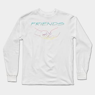 Friends - Rainbow Long Sleeve T-Shirt